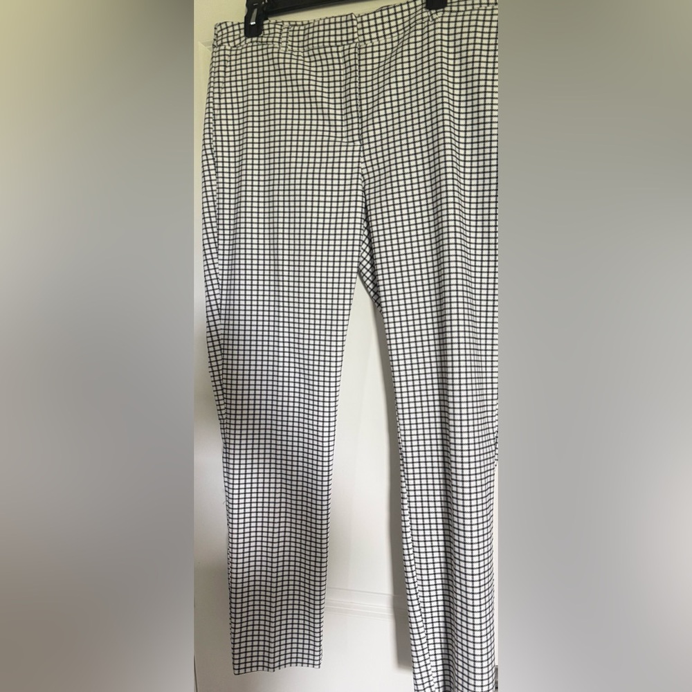 NWOT Rachel Zoe Black & White Grid Pattern Pants